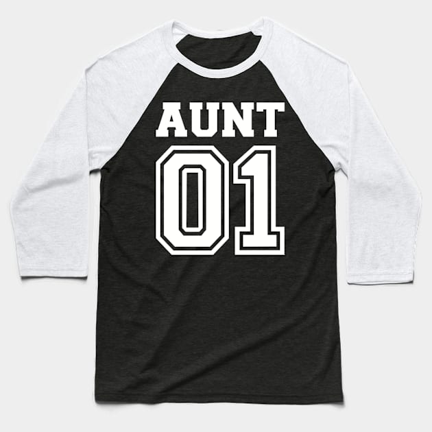 Aunt 01 Baseball T-Shirt by Designzz